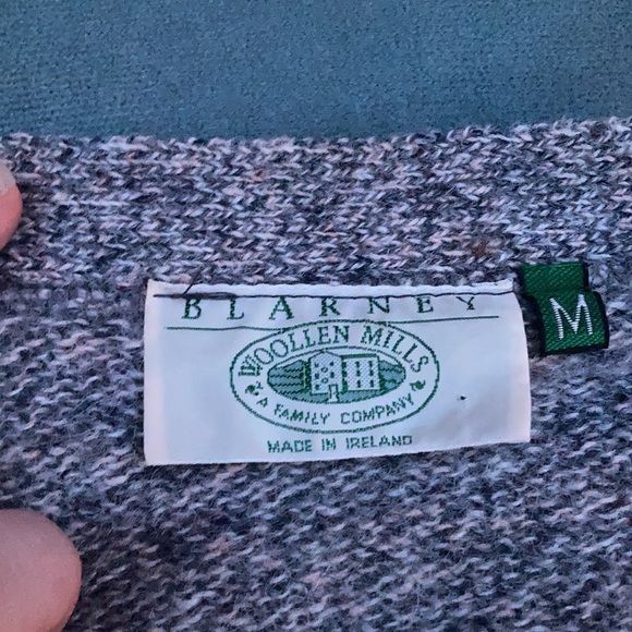Blarney Woolen Mills Argyle Cardigan - Picture 2 of 2